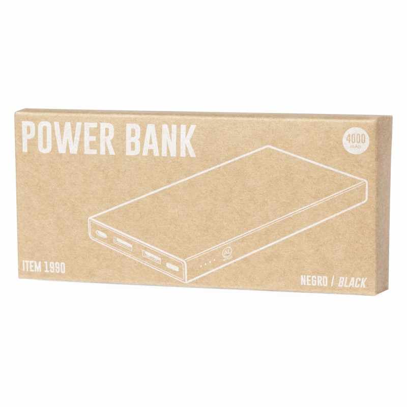 Power Bank personalizzabile con scritte da 4.000 mAh - cod. MK1990
