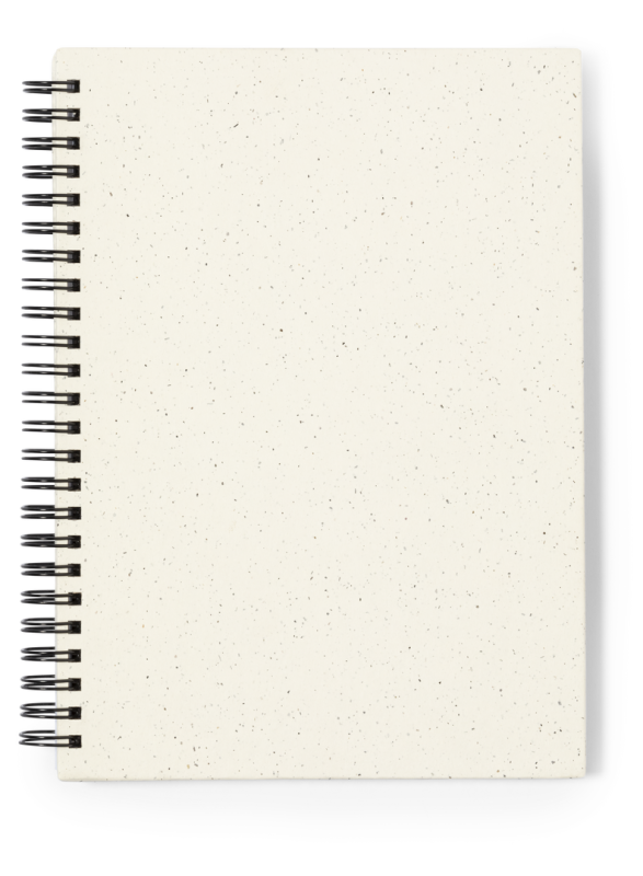 Taccuino da serigrafare con scritte - cod. MK20167