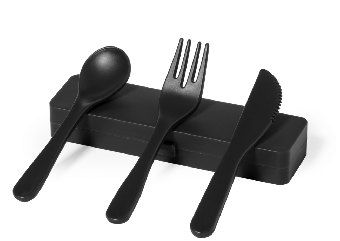 Posate portatili con custodia - cod. MK20198