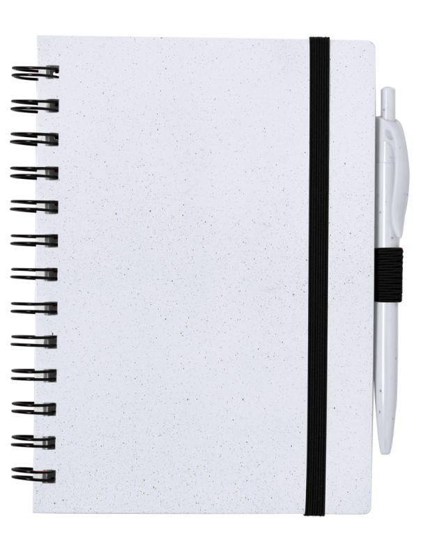 Taccuino con scritte promozionali e penna inclusa - cod. MK20220