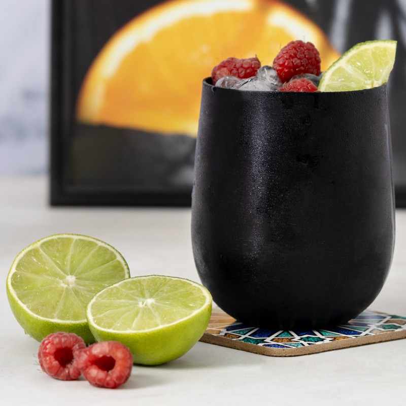 Bicchieri in alluminio da personalizzare con scritte - cod. MK20212