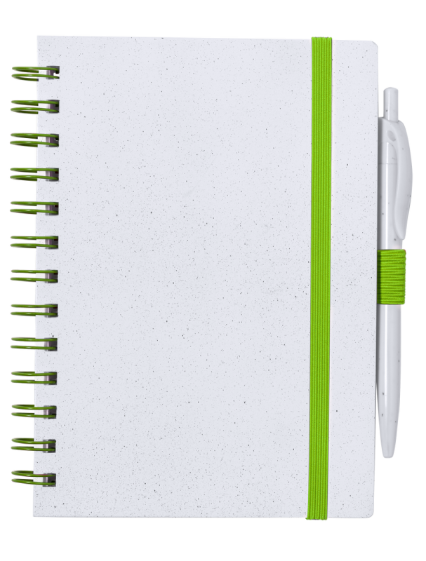 Taccuino con scritte promozionali e penna inclusa - cod. MK20220