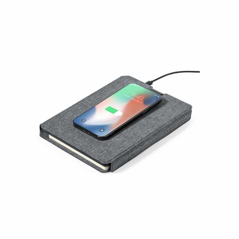 Block Notes A5 multifunzione con powerbank wireless - cod. MK20248