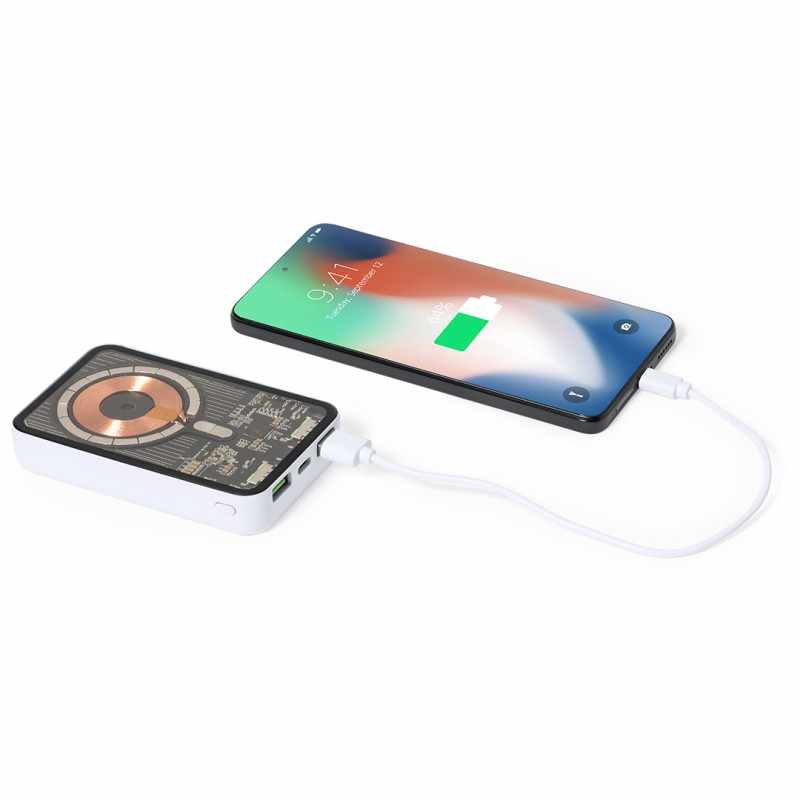 Caricabatterie da serigrafare da 5.000 mAh - cod. MK20251