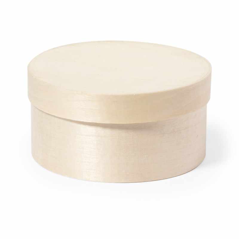 Scatola Regalo rotonda personalizzata con scritte - cod. MK20347