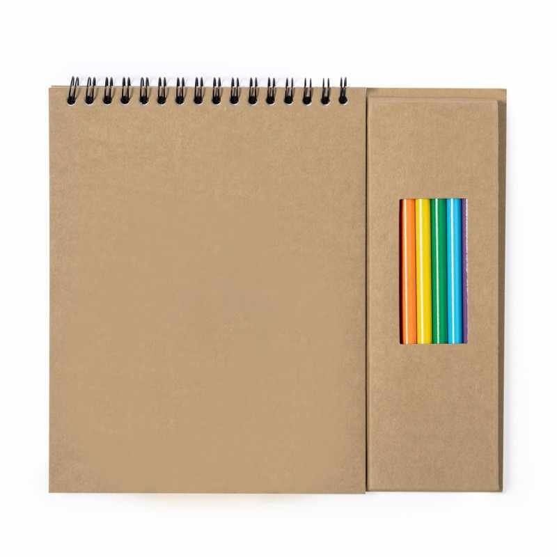 Set per colorare con pastelli e quaderno - cod. MK20408
