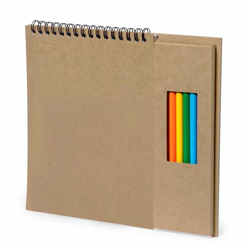 Set per colorare con pastelli e quaderno - cod. MK20408