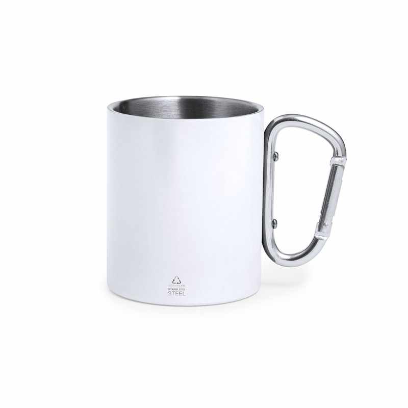 Tazza con moschettone personalizzate con logo - cod. MK20456