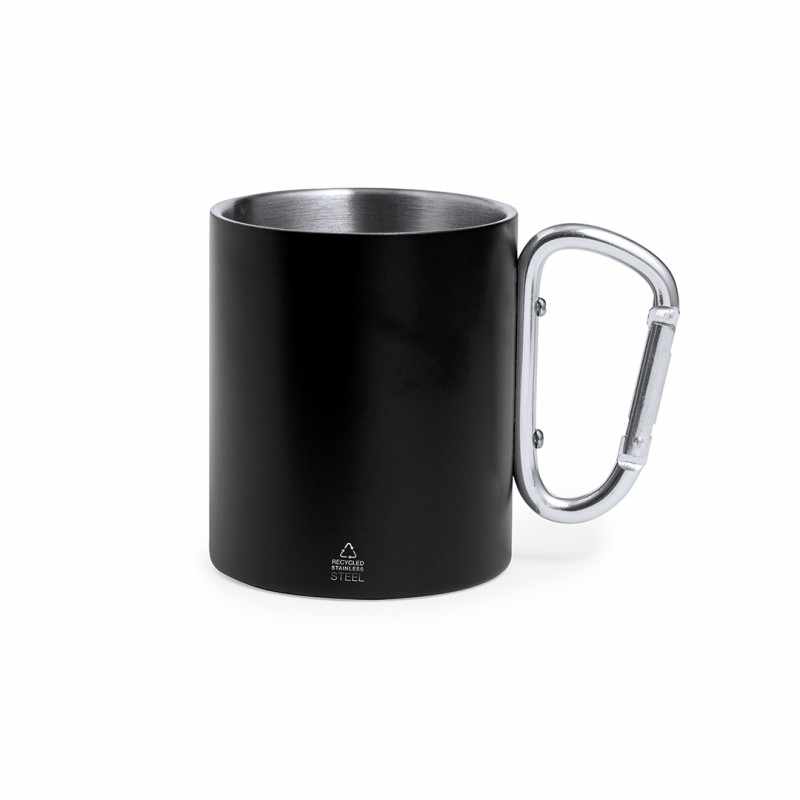 Tazza con moschettone personalizzate con logo - cod. MK20456