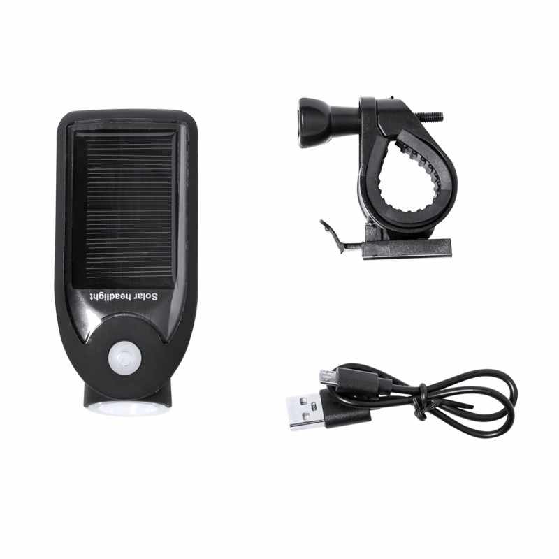 Luce per bicicletta a carica solare - cod. MK20437