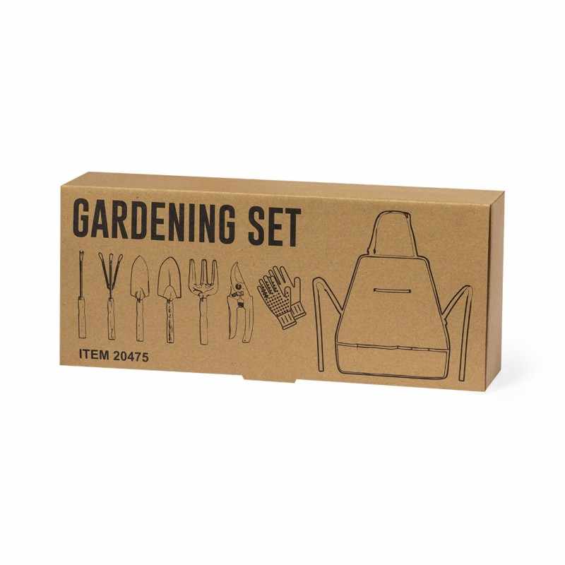 Set Giardinaggio con grembiule personalizzato - cod. MK20475