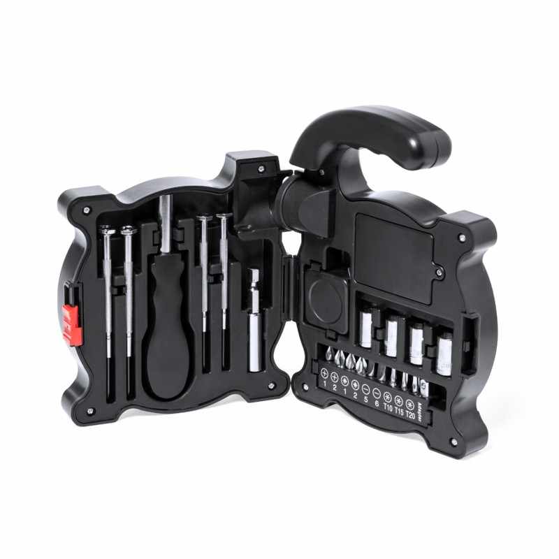 Valigetta da stampare con 21 attrezzi - cod. MK20497