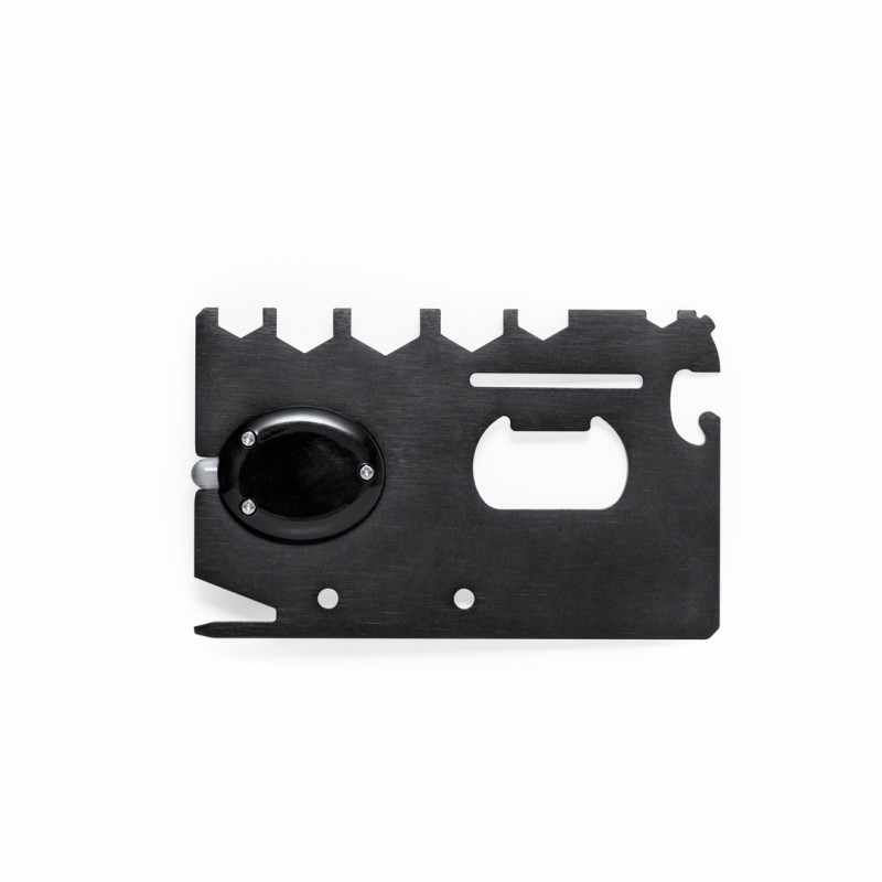 Multiutensile con led in acciaio inox - cod. MK20487