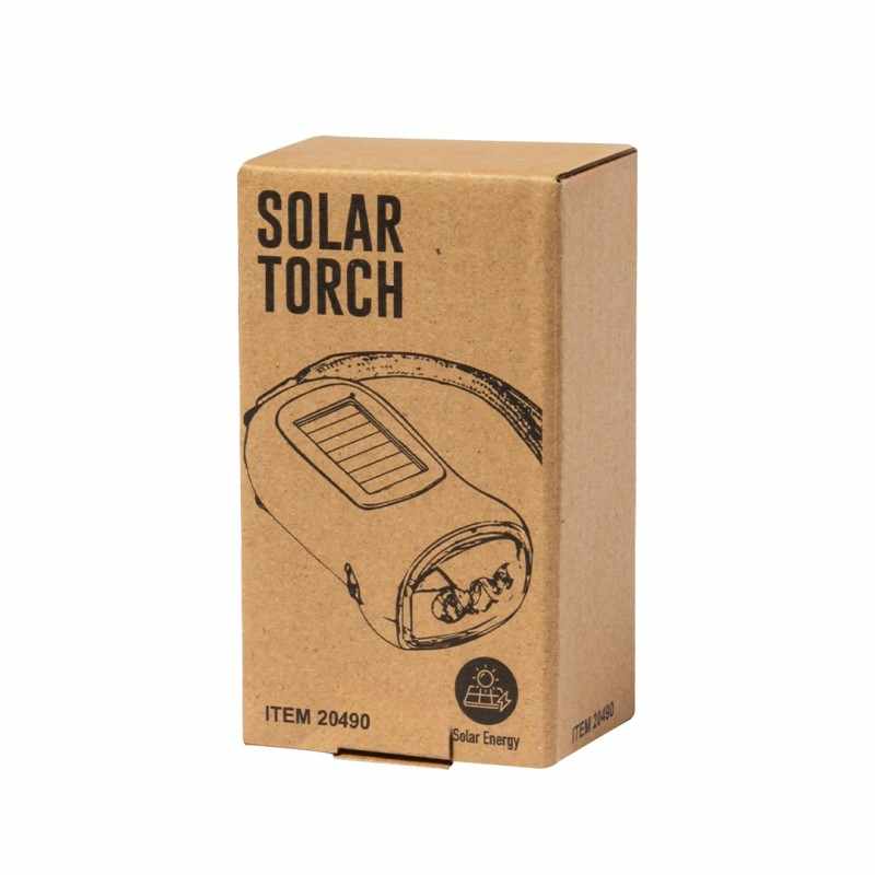 Torcia solare portatile con logo stampato - cod. MK20490