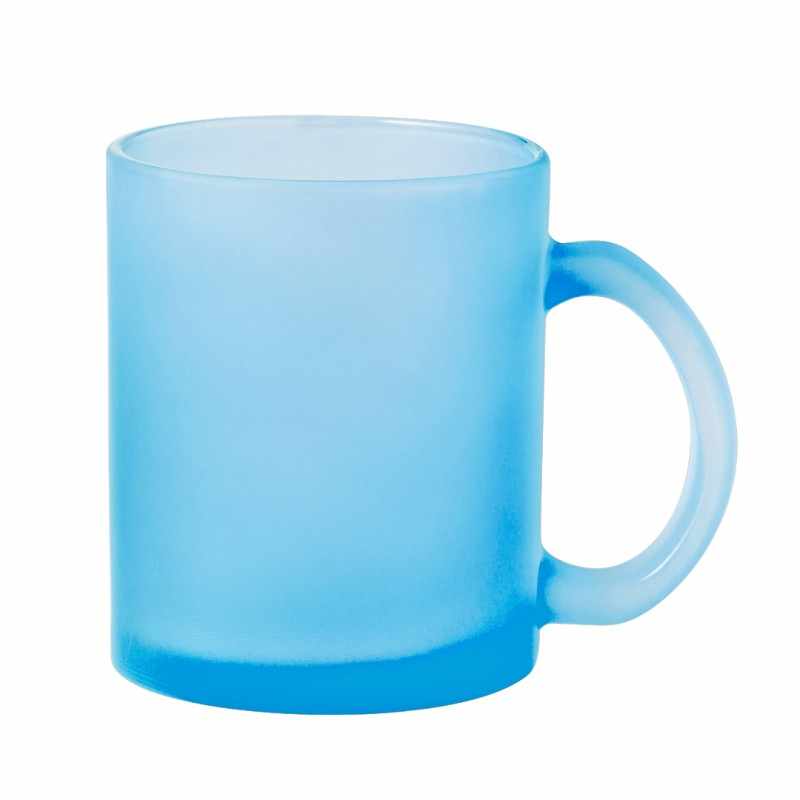 Tazze in vetro dai colori opachi da 350 ml per sublimazione - cod. MK20516