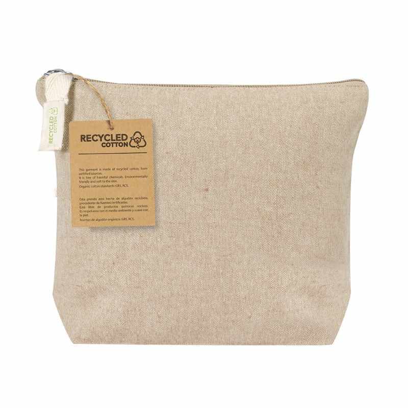 Beauty Case in cotone riciclato - cod. MK20529