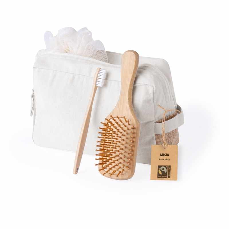 Beauty Case in cotone e juta da stampare - cod. MK20539