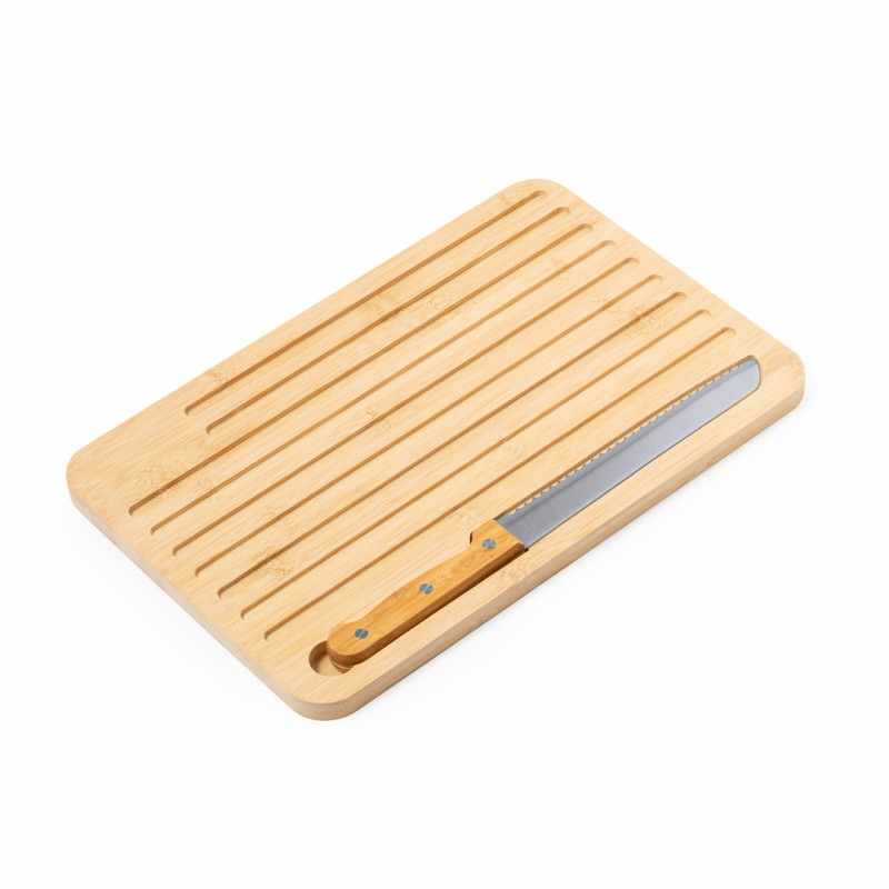 Tagliere per pane con coltello - cod. MK20574