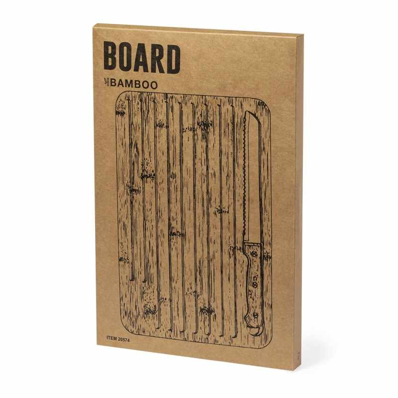 Tagliere per pane con coltello - cod. MK20574