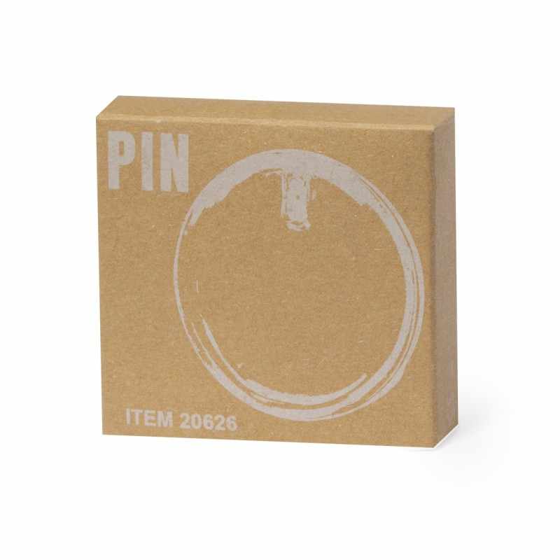 Spilla con luce LED da serigrafare con logo - cod. MK20626