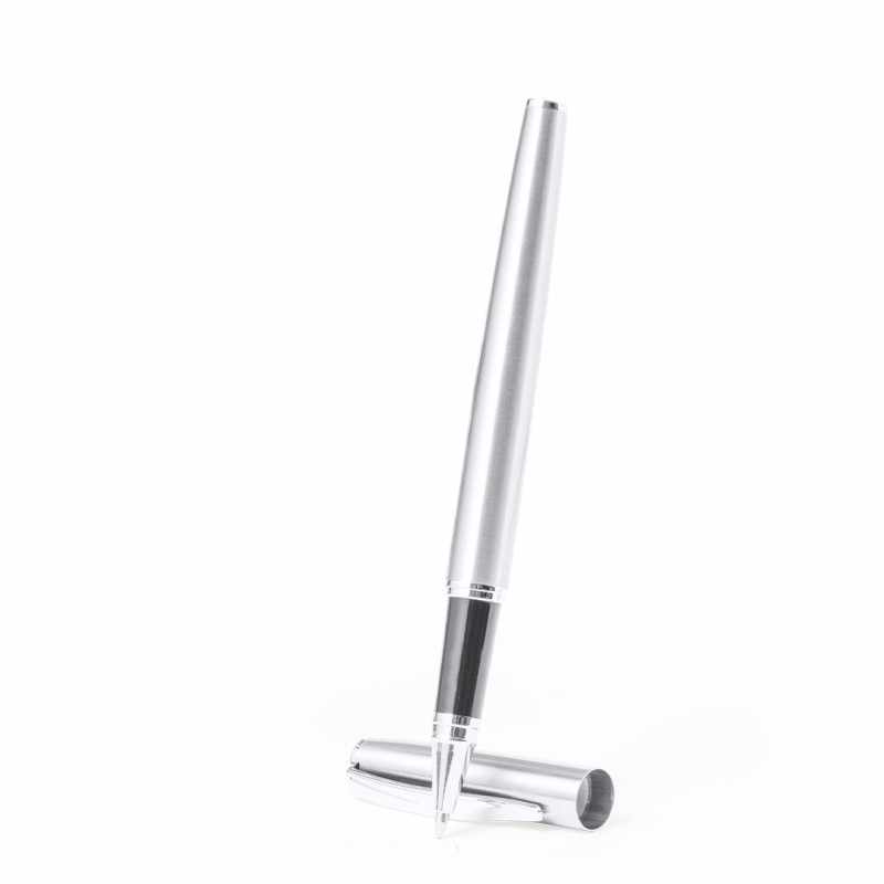 Set di penna biro e roller in Acciaio Inox - cod. MK20685