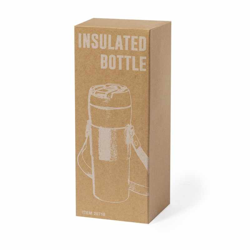 Borraccia termica con cannuccia - cod. MK20718