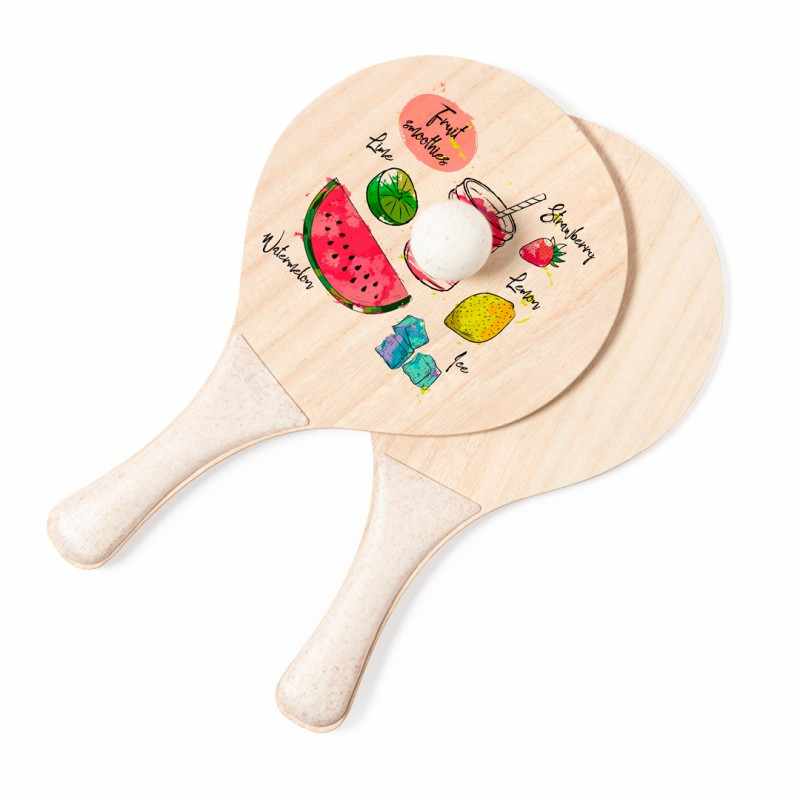 Racchette in legno da Spiaggia - cod. MK20739