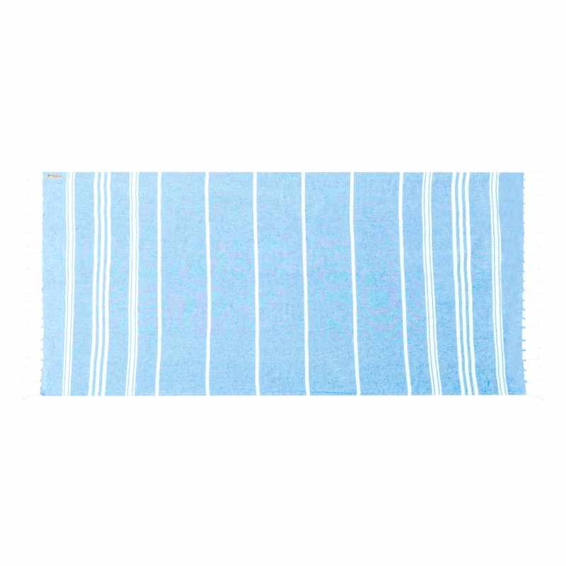 Pareo in cotone riciclato con stampa logo - cod. MK20753