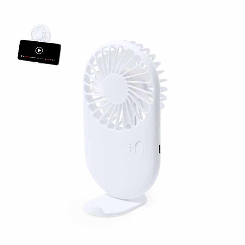 Ventilatore personalizzato con portacellulare - cod. MK20765