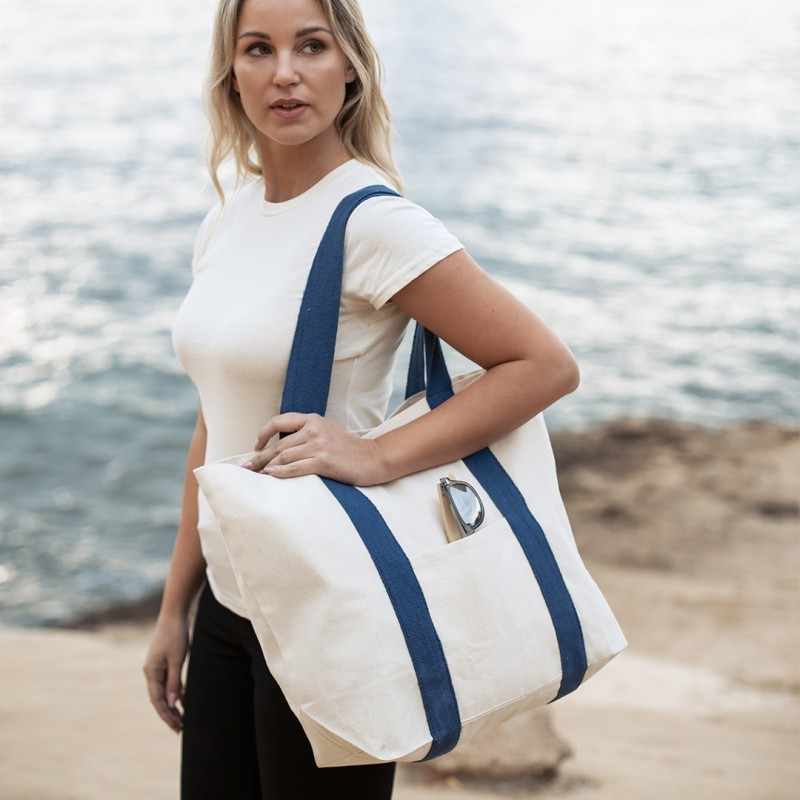 Borsa promozionale con soffietto f.to 53x38x17 cm. - cod. MK20757