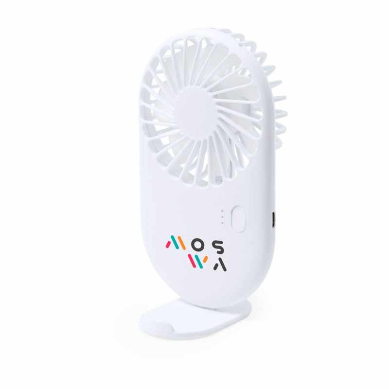 Ventilatore personalizzato con portacellulare - cod. MK20765