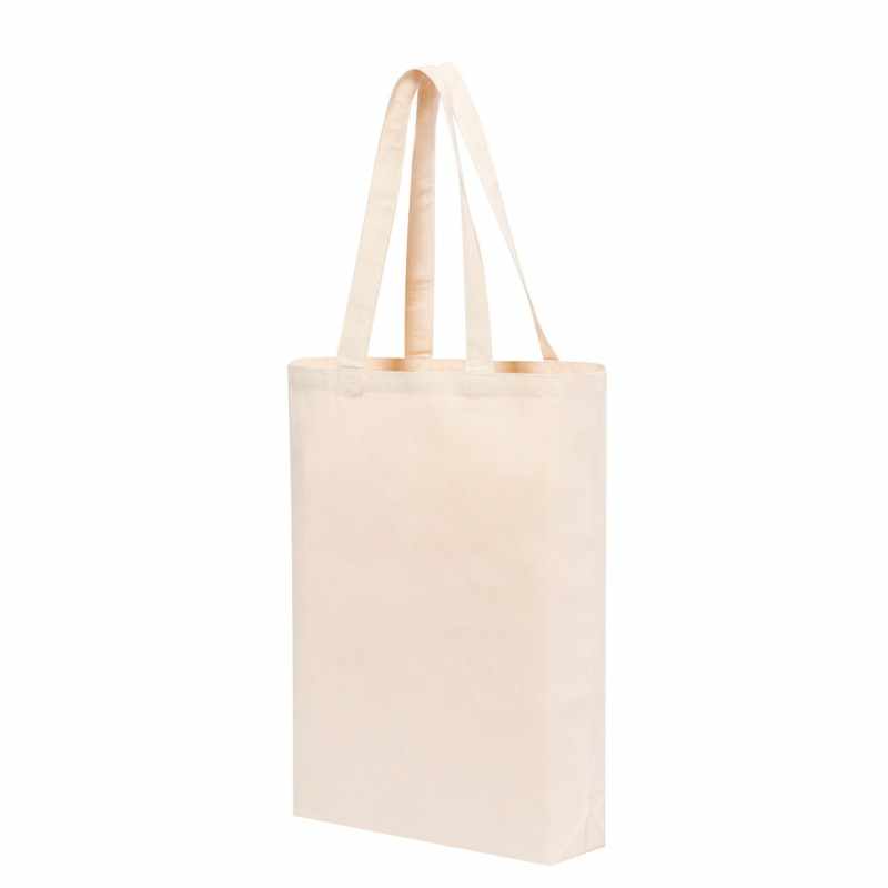 Borsa in tela con soffietto f.to 38x42x9 cm. - cod. MK20781