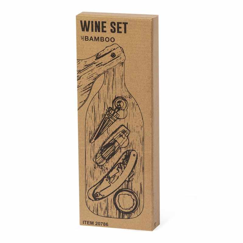 Set Vino con logo - cod. MK20786