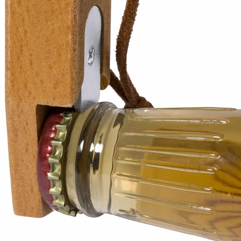 Apribottiglia in legno da serigrafare - cod. MK20811