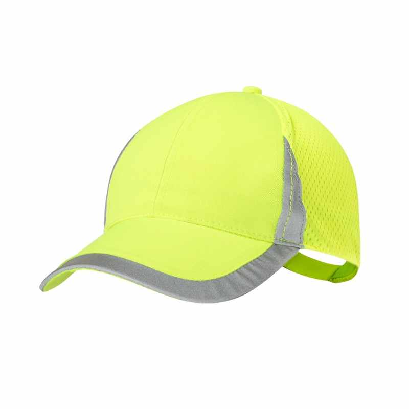 Cappellini fluo stampati con logo - cod. MK20827