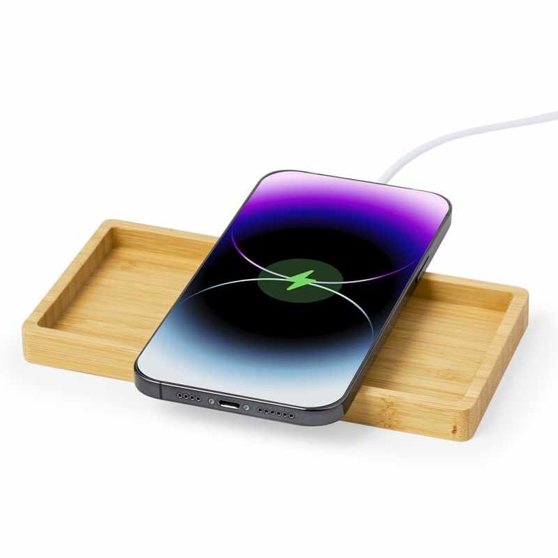 Caricabatterie wireless personalizzato con logo - cod. MK20861