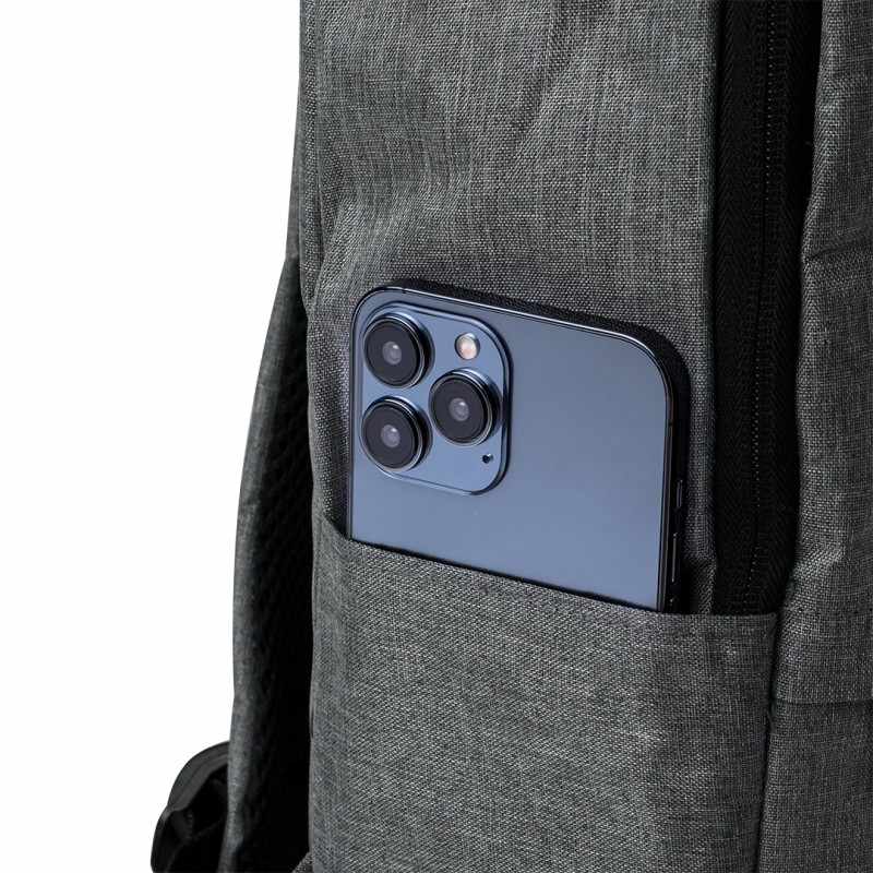 Zaino in poliestere con logo e scritte - cod. MK20882