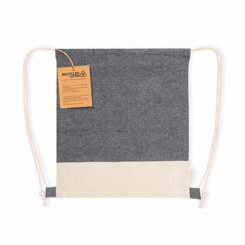 Zainetto in cotone personalizzabile f.to 38x42cm. - cod. MK20907