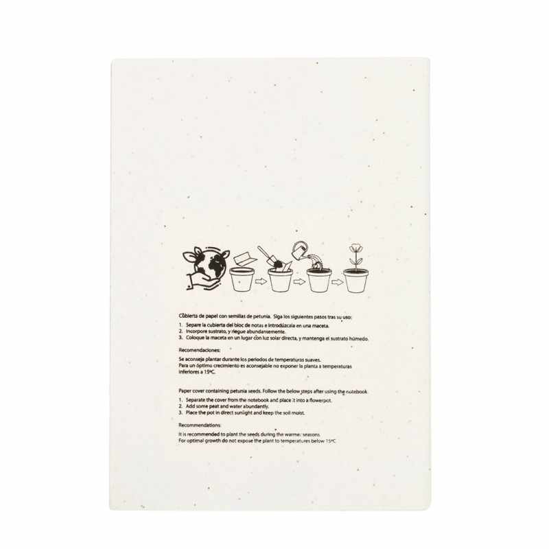 Taccuino con Semi di petunia - cod. MK20949