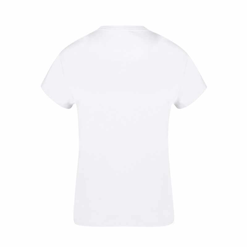 T-Shirt bianca da donna in cotone - cod. MK21179