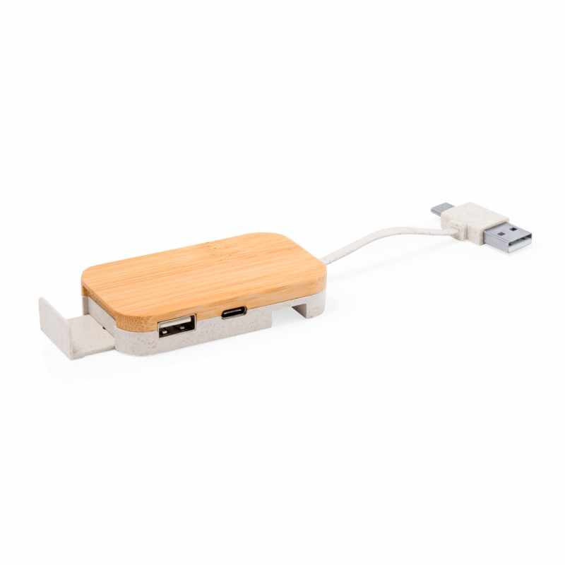 Porta USB con Supporto per cellulare - cod. MK21205
