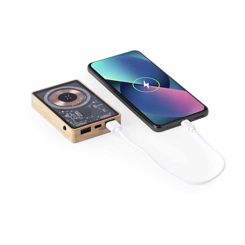 Power Bank da 5.000 mAh wireless da stampare - cod. MK21192