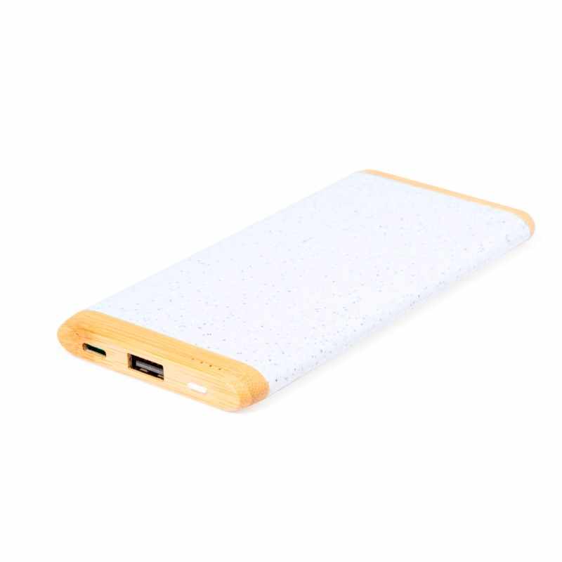 Power Bank di bambù personalizzabile da 5.000 mAh - cod. MK21219