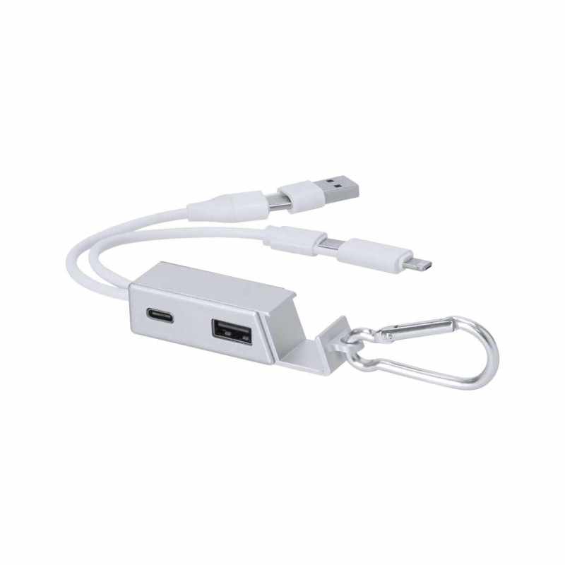 Caricatore USB con hub da personalizzare - cod. MK21322