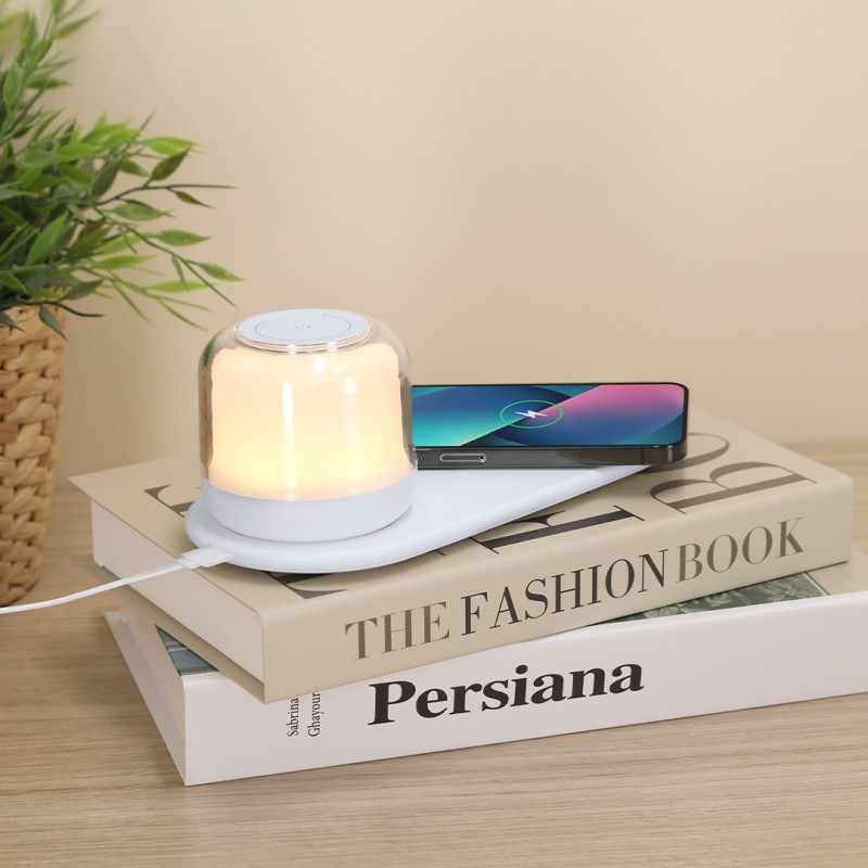 Lampada wireless con caricatore portatile - cod. MK21357