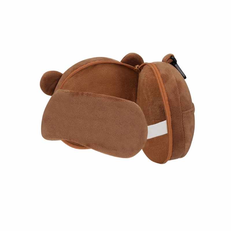 Cuscino con maschera da viaggio per bambini - cod. MK21460