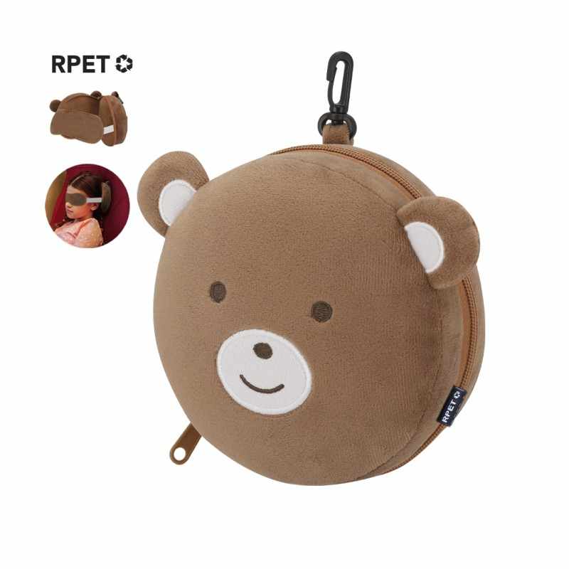 Cuscino con maschera da viaggio per bambini - cod. MK21460