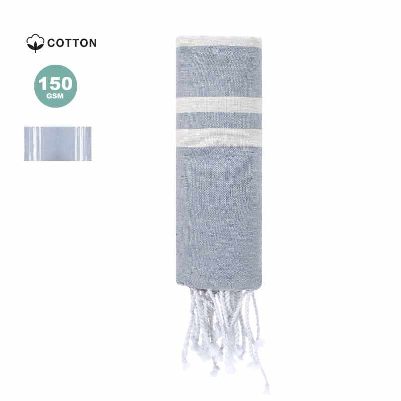 Pareo con stampa logo 170 × 85 cm - cod. MK21502