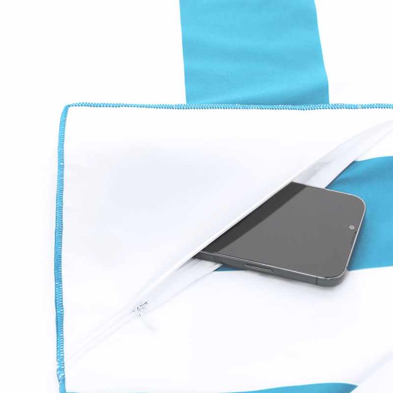 Asciugamano impermeabile con tasca da stampare in serigrafia - cod. MK21500