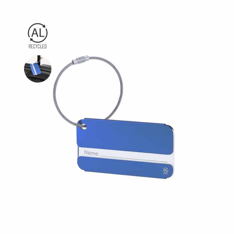 Badge per bagagli da serigrafare con logo - cod. MK21503